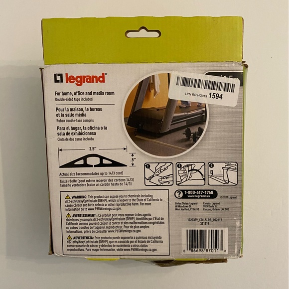 Legrand Cord Protector Ivory Five Foot NWT - Picture 10 of 15